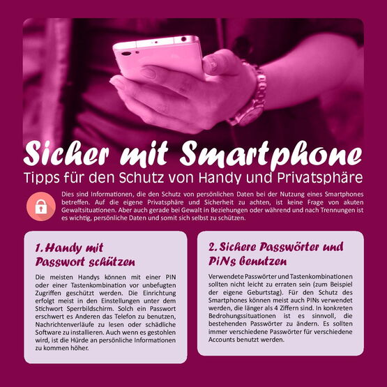 Titelbild: Sicher mit Smartphone