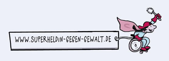 Sticker Superheldin Rolli